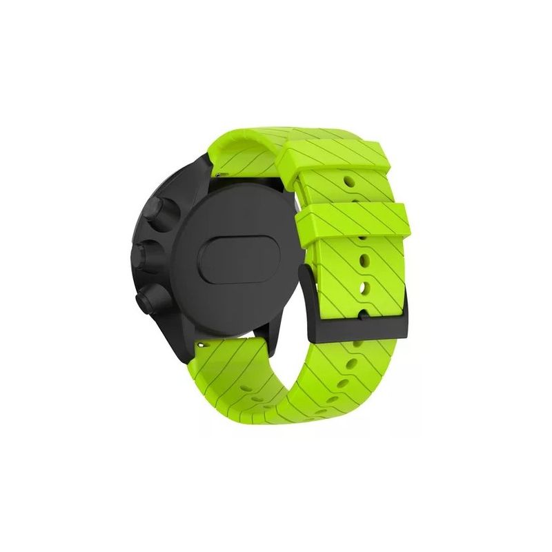 GENERICO - CORREA SILICONA COMPATIBLE SUUNTO 7 / 9 Baro D5 24MM VERDE