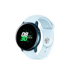 GENERICO - Correa Compatible Samsung Watch Active 1 & 2 20mm Azul Claro