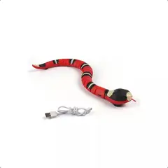 GENERICO - Serpiente Juguete Para Gatos Interactivo Sensor Obstáculos