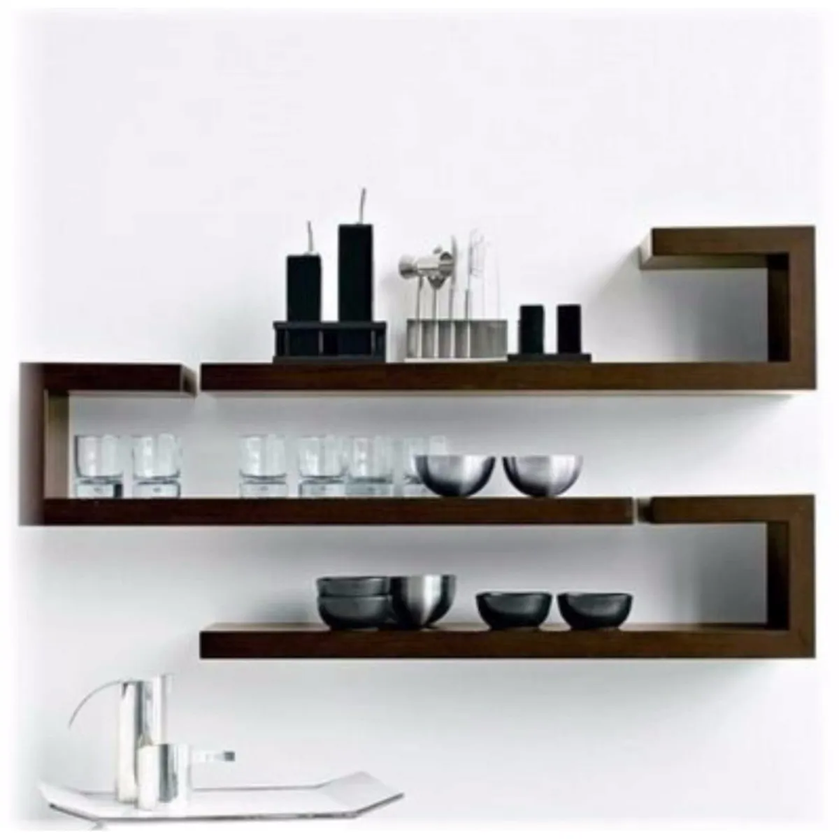 GENERICO - Repisa Flotante Culebra