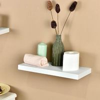 Repisa Flotante Recta Gruesa 50CM BLANCA