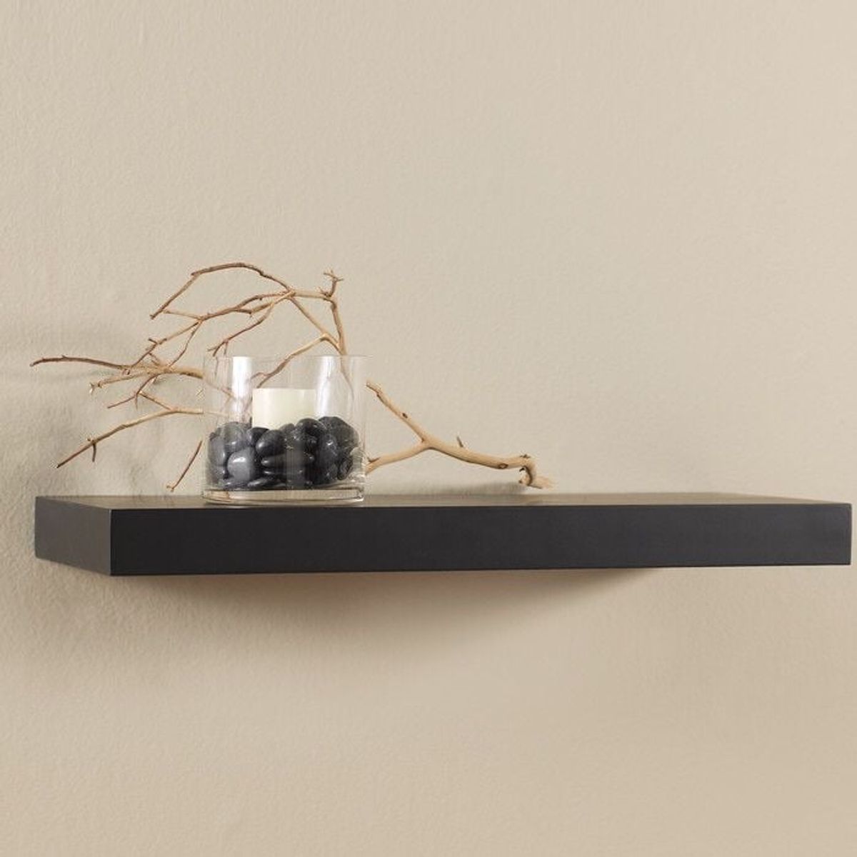 GENERICO - Repisa Flotante Recta Gruesa 50CM