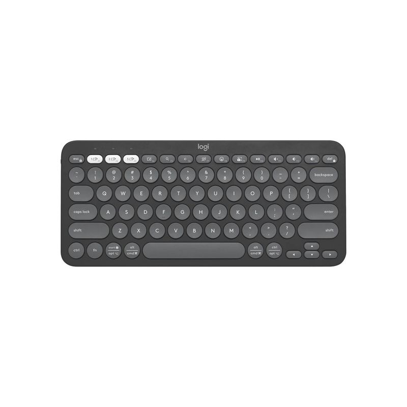 LOGITECH - Teclado Logitech Pebble Keys 2 K380S Grafito