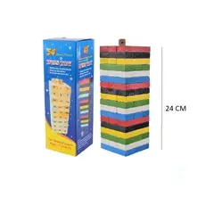 ARTIDIX - Torre de Colores de madera con 48 piezas PB-C1