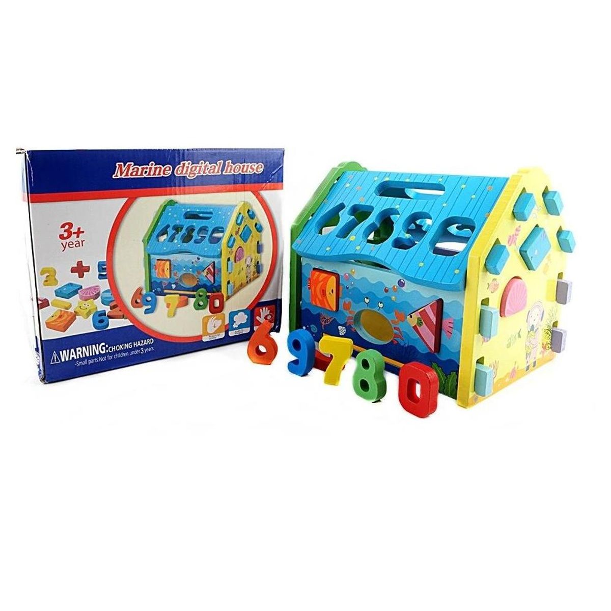 TOLIPA - Caja de madera encaje diseño marino