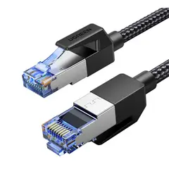 UGREEN - Cable de Red CAT8 FFTP de 10 Metros 40Gbps Trenzado Negro NW153