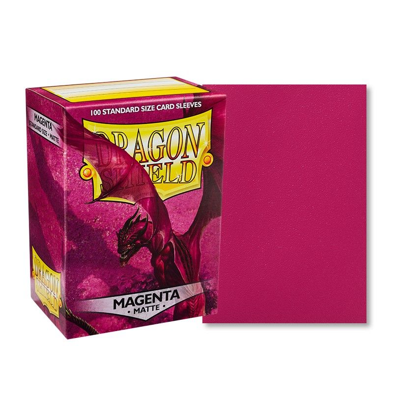LA COMARCA - Protectores Dragon Shield Estandar Matte Magenta 100unid