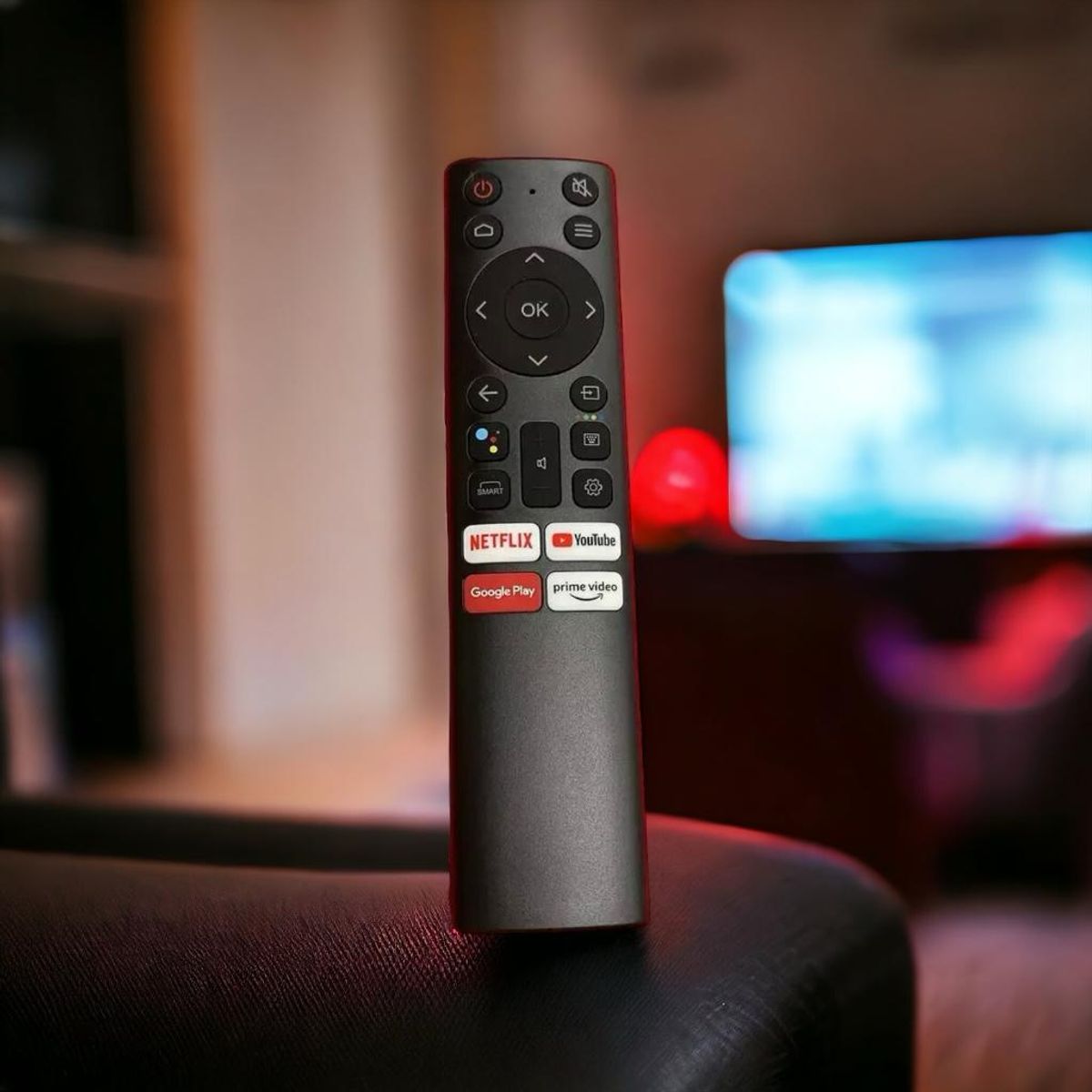 GENERICO - CONTROL REMOTO RECCO SMART ANDROID TV NETFLIX YOUTUBE GENERICO