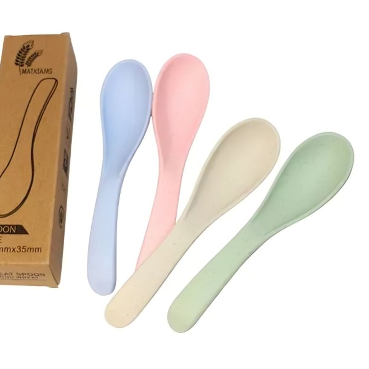 OEM - Set Cucharas Plásticas 4 Colores