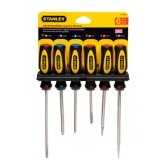 STANLEY - DESTORNILLADOR JUEGO 6 PIEZAS N60060 - MIMBRAL
