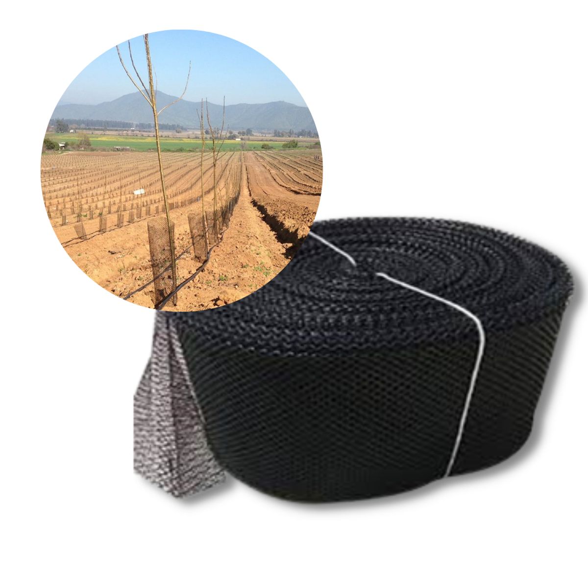 1880 - Malla Protector De Árbol O Anticonejo 20d 31cm anchoX3 Metro largo