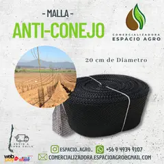 1880 - Malla Protector De Árbol O Anticonejo 16d25cm ancho X50 Metro largo