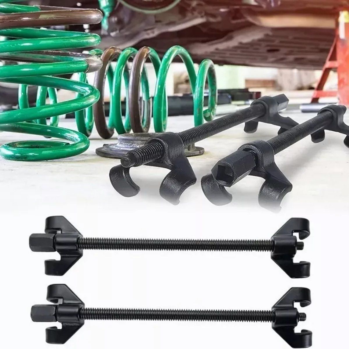 EDWINAYY - Comprimidor Compresor Espiral 380mm De Amortiguador 2 Pcs