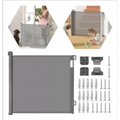 U BUY - Reja Seguridad Escalera Puerta Para Bebe Mascotas 150cm86cm