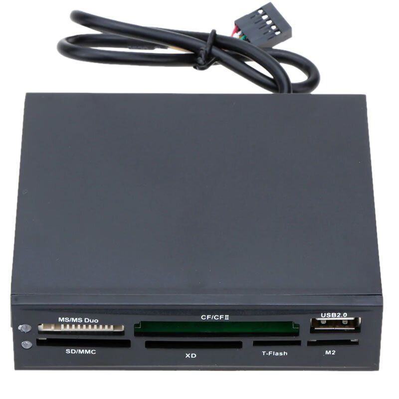 TECNOCAM - Multilector de Tarjetas Interno 3.5 Todo en 1 Vicr