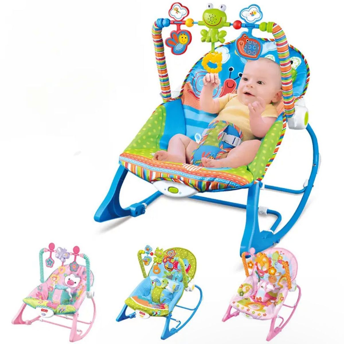 GENERICO - Silla Mecedora Musical Con Vibracion Para Bebe