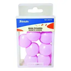 GENERICO - Imanes Para Pizarras De Color Lila Pastel imanes