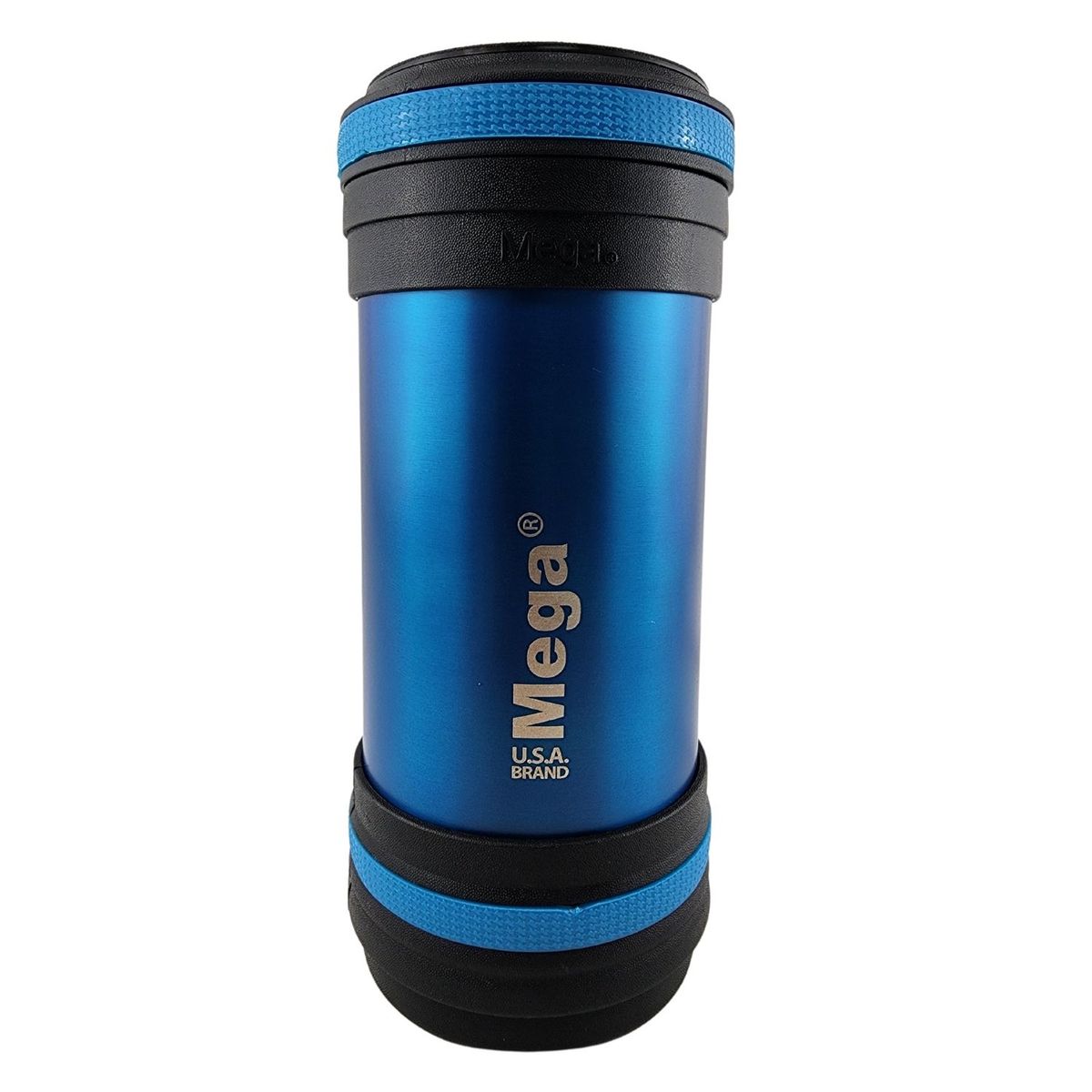 MEGA - Termo Mega Maxx 600mL Comidas Metalico Acero Inoxidable Azul