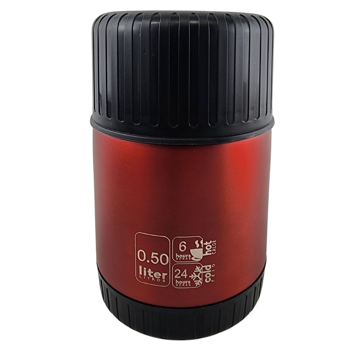 MEGA - Termo Mega Magnum 500mL Comidas Metalico Acero Inoxidable Rojo