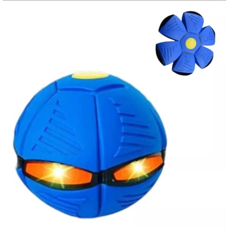 U BUY - Pelota Mágica Ovni Azul Con Luz Led - Frisbee 2 En 1 Tiktok