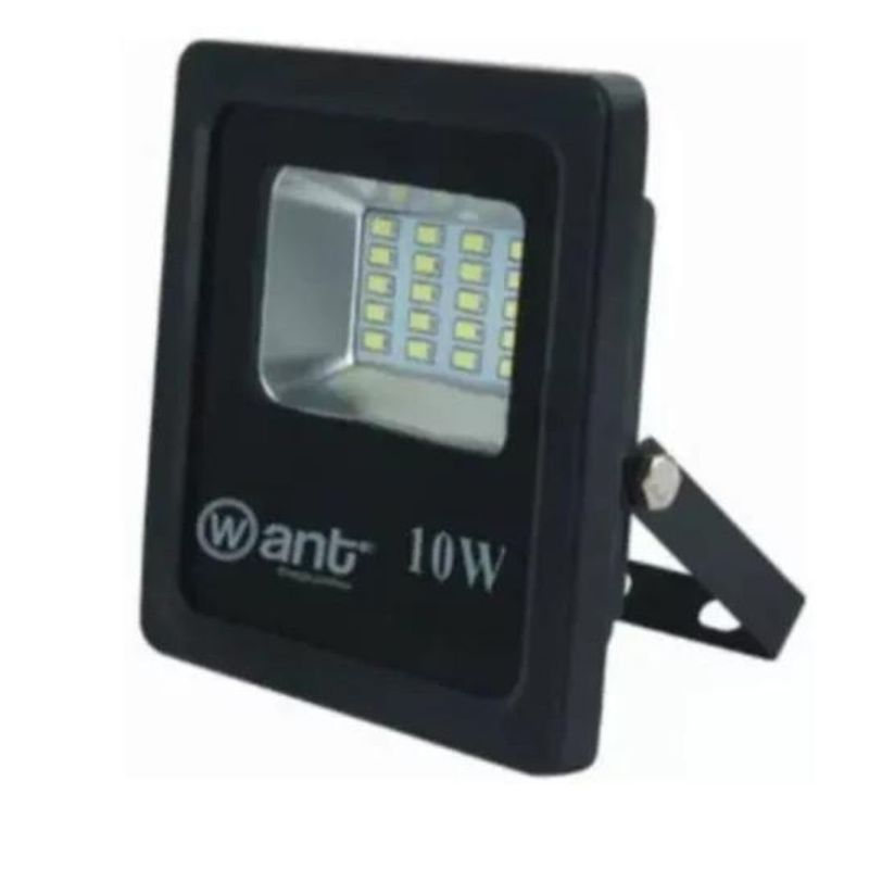 WANT - Foco Proyector De Área 10w Con Fotocelda Luz Cálido 3500k
