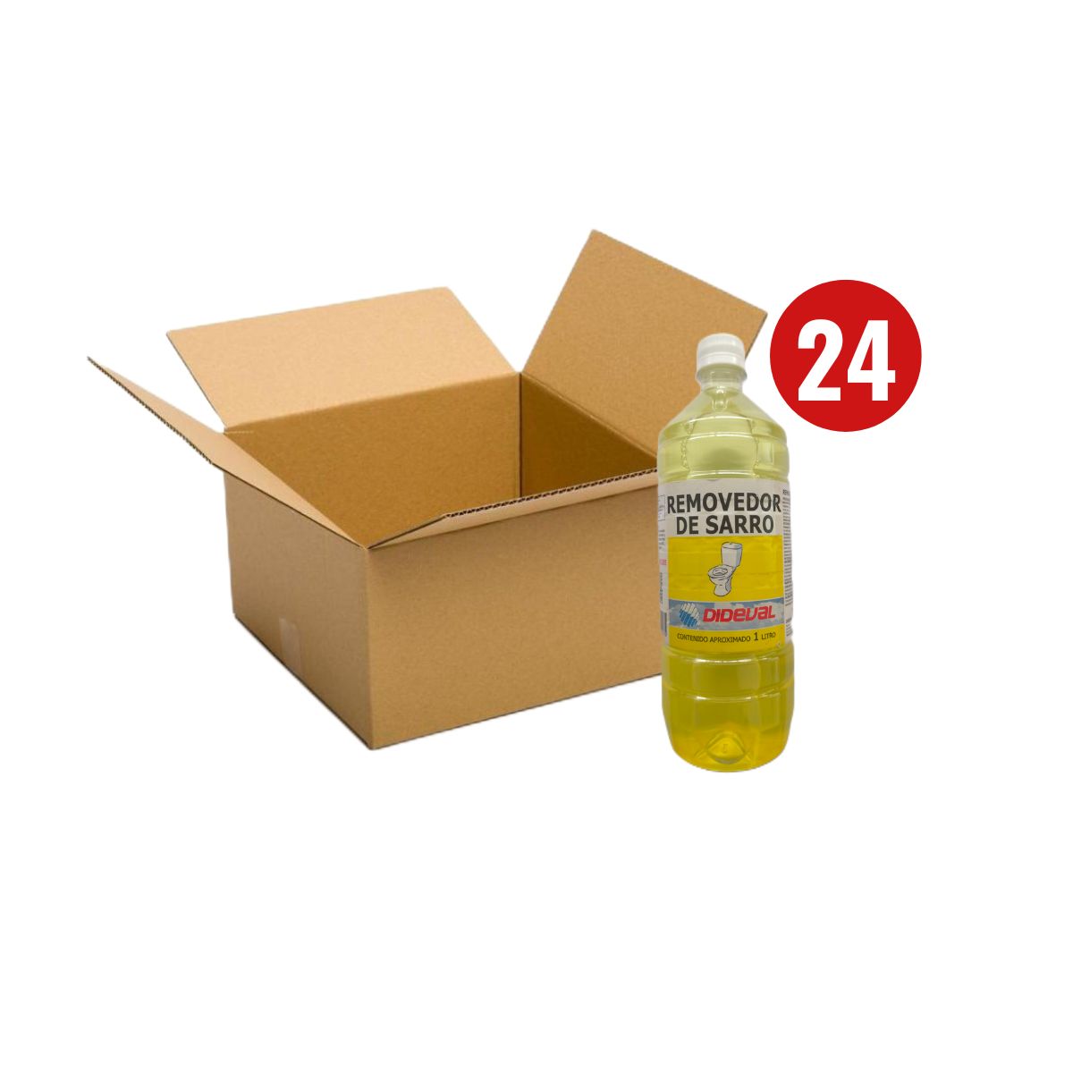 DIDEVAL - Removedor De Sarro Caja 24 Unidades Dideval