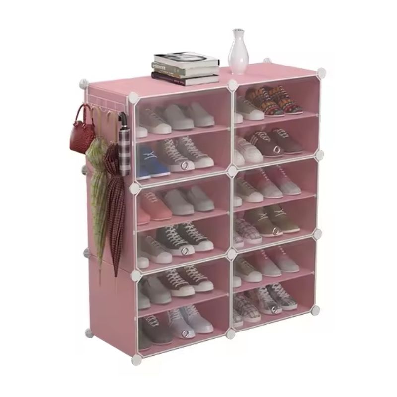 U BUY - Zapatero 2 Columnas, 6 Pisos, 6 Puertas