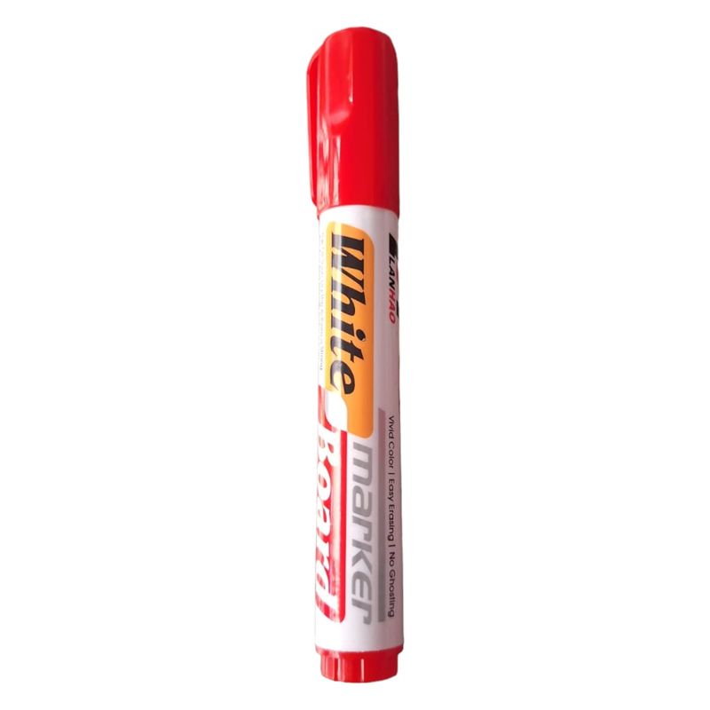 GENERICO - Plumon Rojo Pizarra Blanca Colores Secado Rápido Unidad
