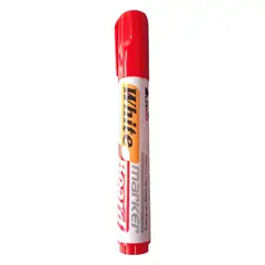 GENERICO - Plumon Rojo Pizarra Blanca Colores Secado Rápido Unidad