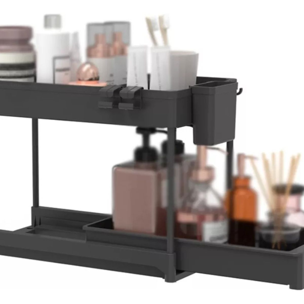 MUNDO MAGIA - Organizador De Baño Cocina Lavaplatos Deslizante Simple