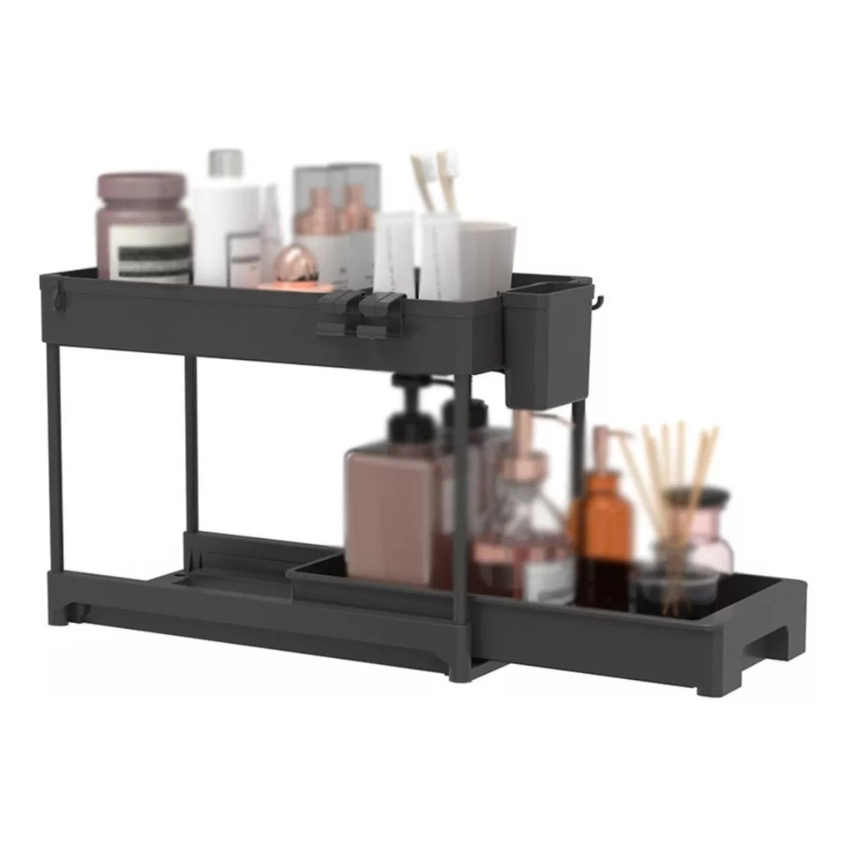 MUNDO MAGIA - Organizador De Baño Cocina Lavaplatos Deslizante Simple