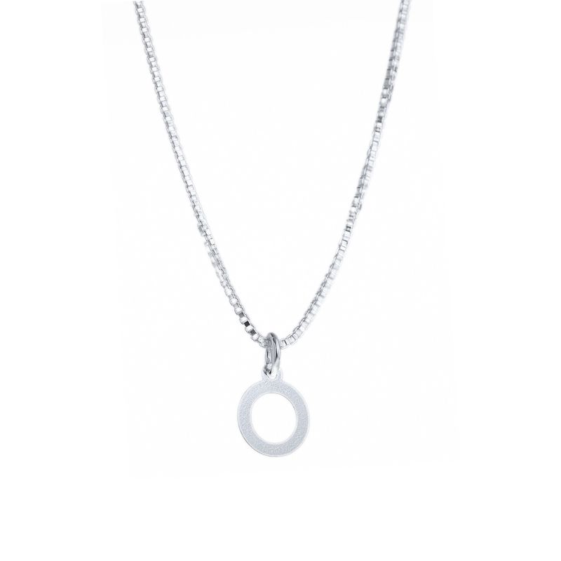 MABELITA - Cadena De Plata Mujer Con Inicial O