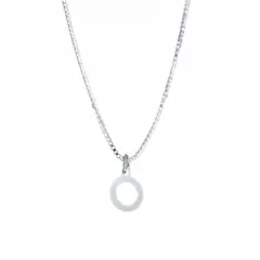 MABELITA - Cadena De Plata Mujer Con Inicial O