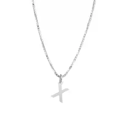MABELITA - Cadena De Plata Mujer Con Inicial X
