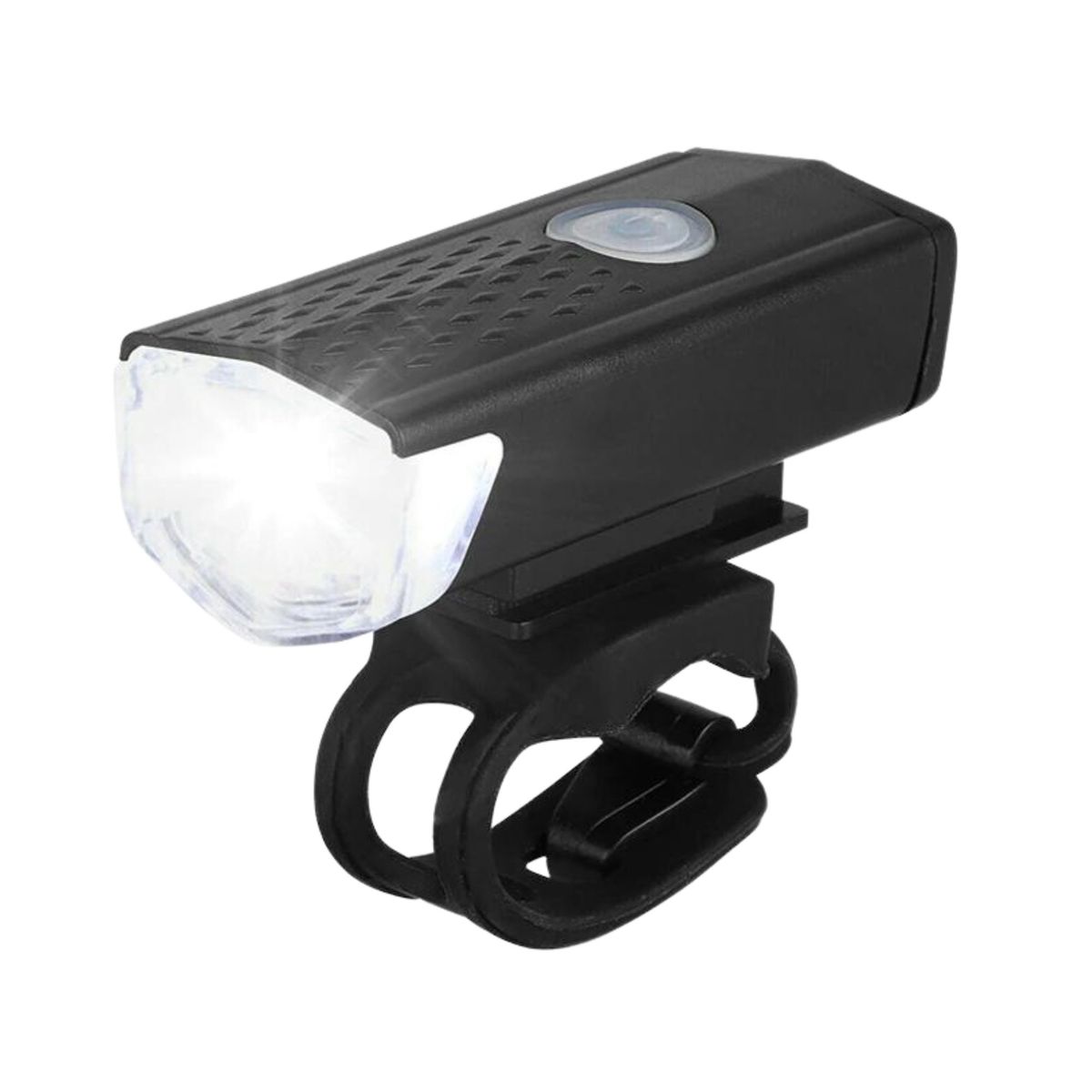 GENERICO - Pack Luz Recargable Mas Tapabarros Bicicleta Reflectante