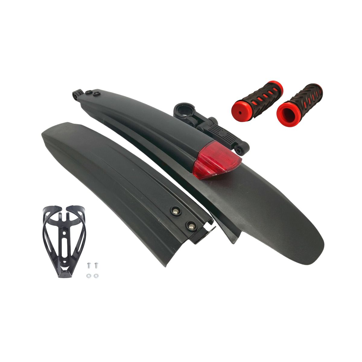 GENERICO - Pack Cicletero Tapabarro Puños Y Portavaso Bicicleta