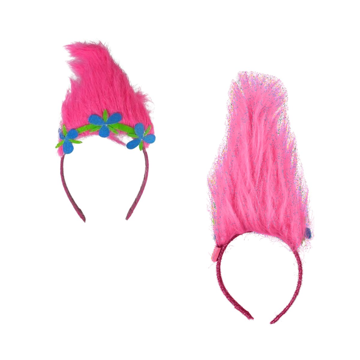 GENERICO - Disfraz Trolls Poppy Amapola Para Niña Tutu + Cintillo