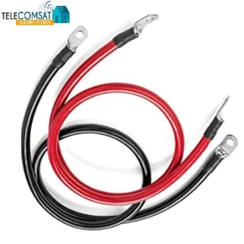 GENERICO - Cable de inversor a Batería 1,5 Mts (Par)