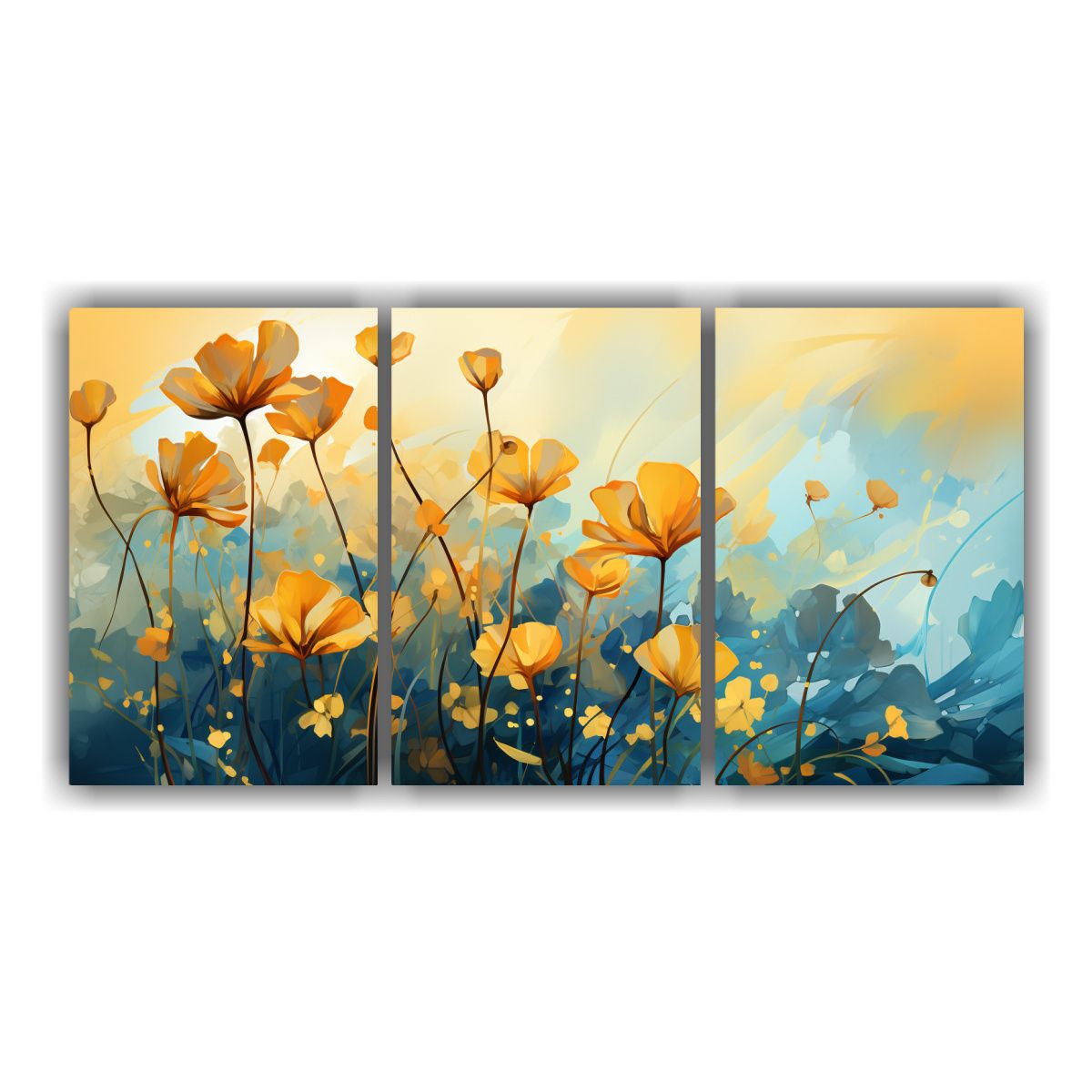 GENERICO - Pinturas Decorativas Vintage Con Tréboles Y Hierbas En Colo 240x120cm