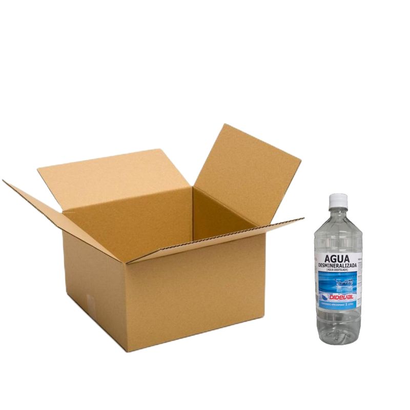 DIDEVAL - Agua Destilada Desmineralizada Caja 24 Undes