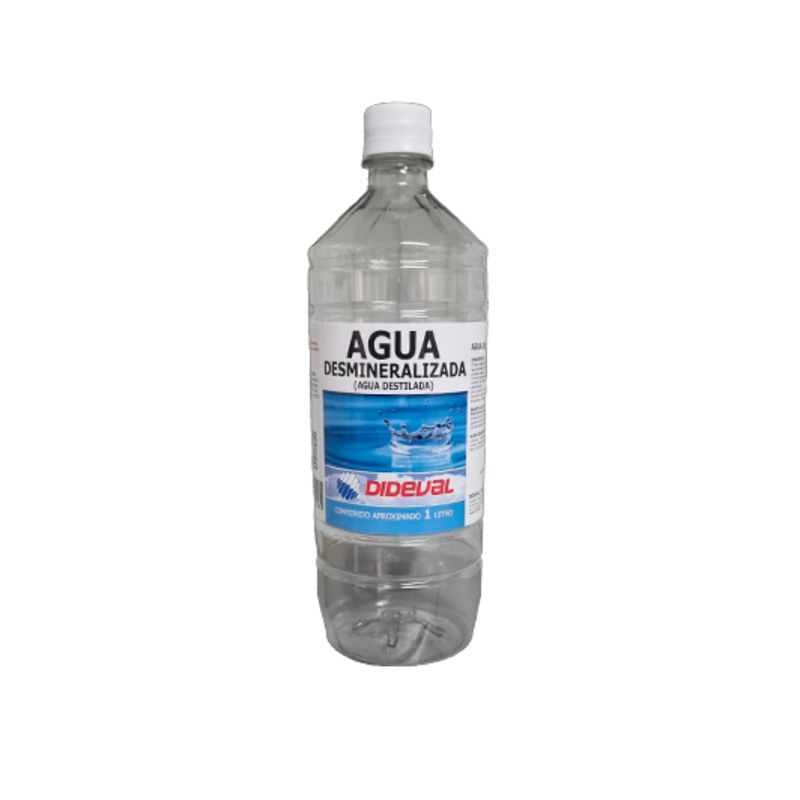 DIDEVAL - Agua Destilada Desmineralizada Pack 2 Litros Dideval