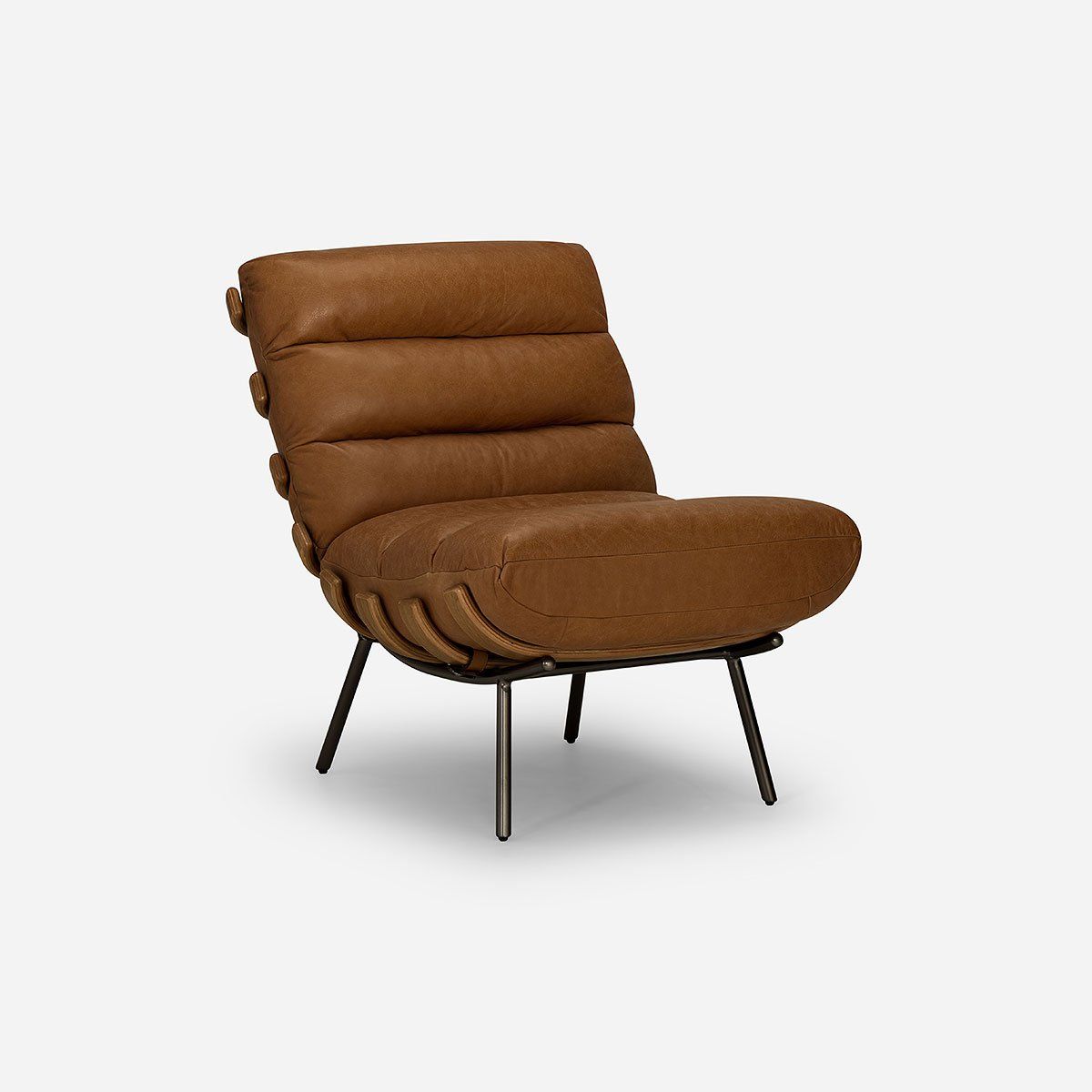 ROSEN - Poltrona Rosen Ponti Cuero Camel
