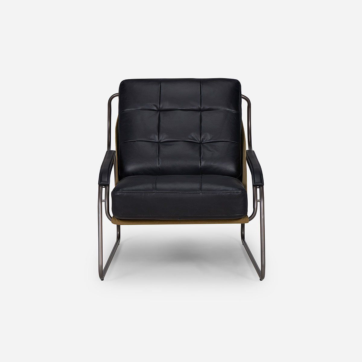 ROSEN - Poltrona Rosen Montok Cuero Negro