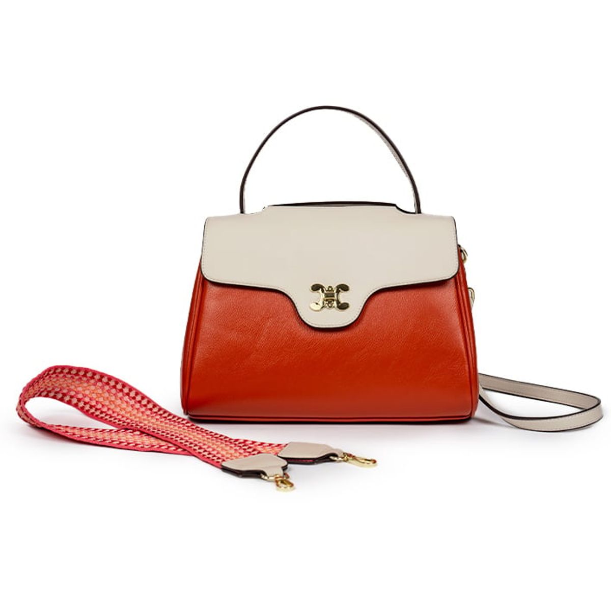 TODOPIEL - Cartera Ecocuero Mujer Rojo Todopiel