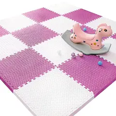 BABYNEST - Piso De Goma Eva Bebé Alfombra 60x60cm Set x8 - RyB