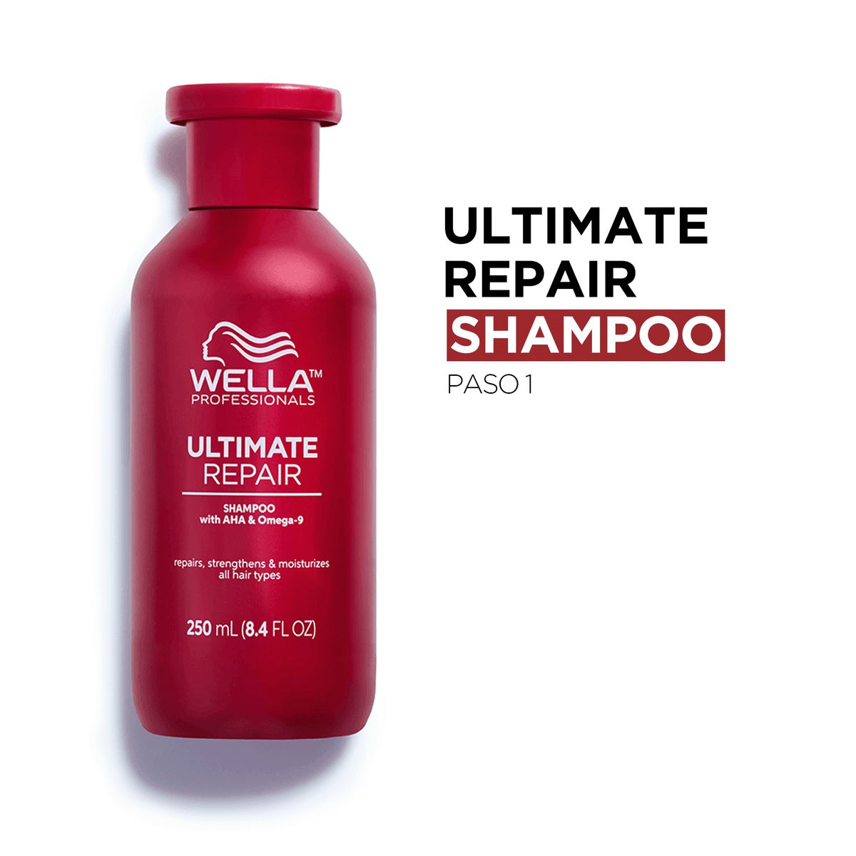WELLA - Shampoo Reparador  Wella Ultimate Repair 250ml Paso 1