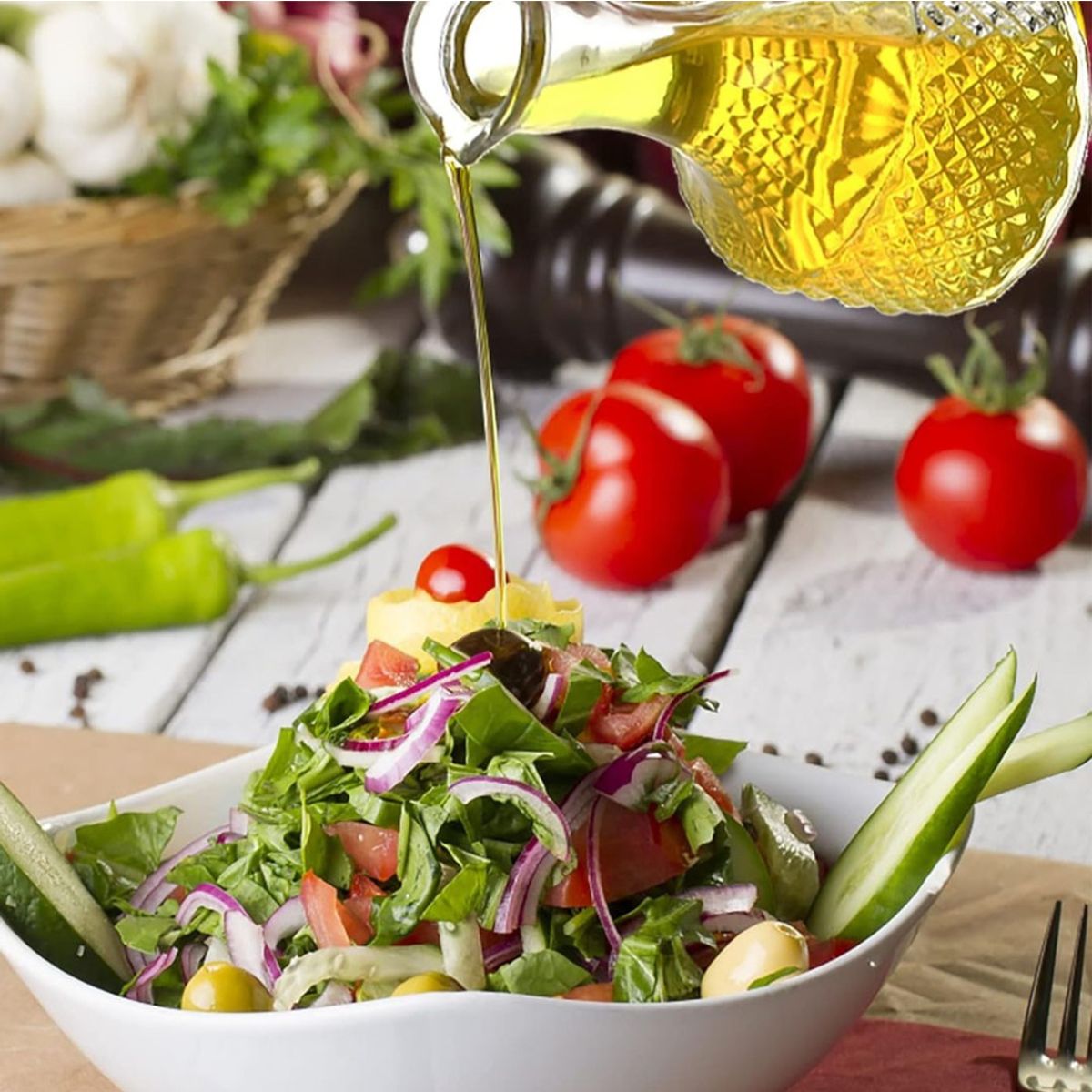 HOMEWELL - ACEITERO VIDRIO 350ML 14.8x9.3CM HOMEWELL