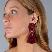 Aros Amazonas Burdeo Fleco - Burdeos