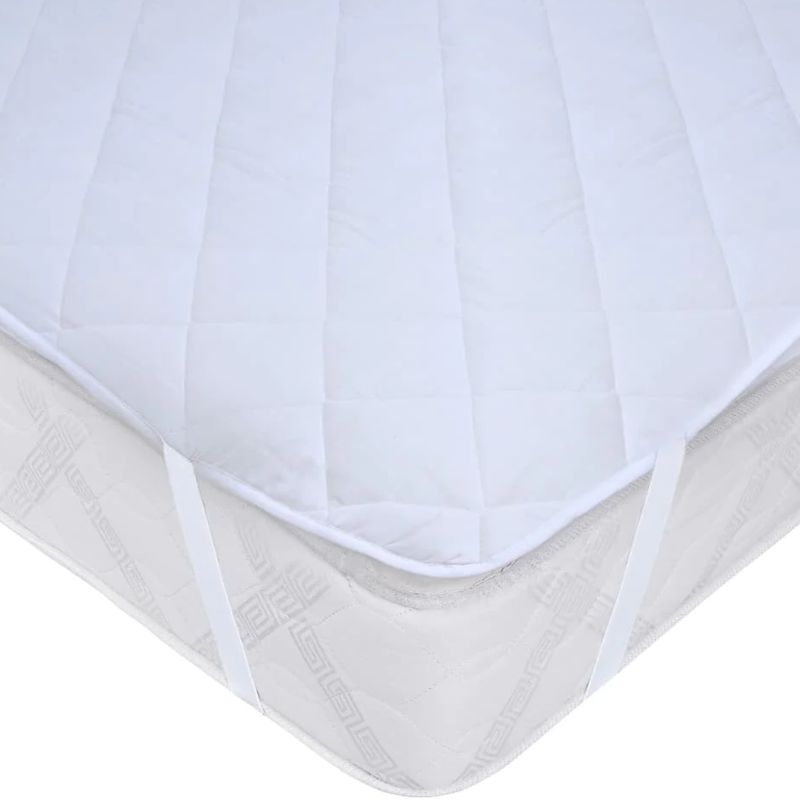 MASHINI - Cubre colchón acolchado elasticado 1.5 plazas Mashini