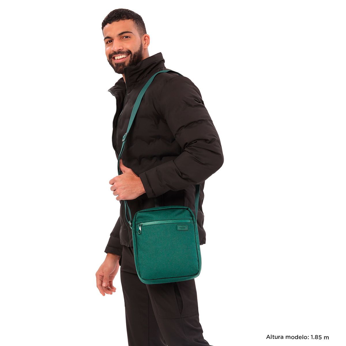 TOTTO - Bandolera Para Hombre Pastizal Pequeño Bistro Green